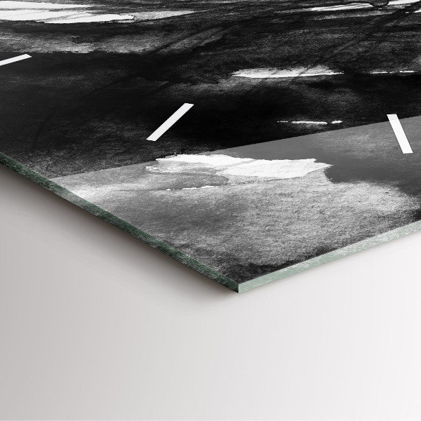 Zegar na ścianę kwadratowy Portret kobiety