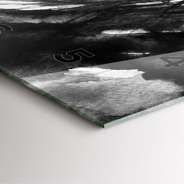 Zegar na ścianę kwadratowy Portret kobiety