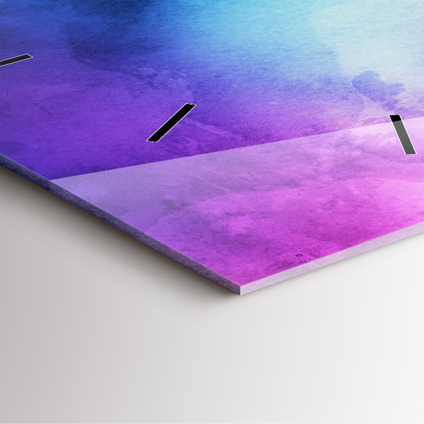 Zegar na ścianę kwadratowy Kolorowe Plamy