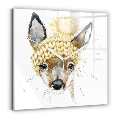 Zegar na ścianę kwadratowy Sarenka