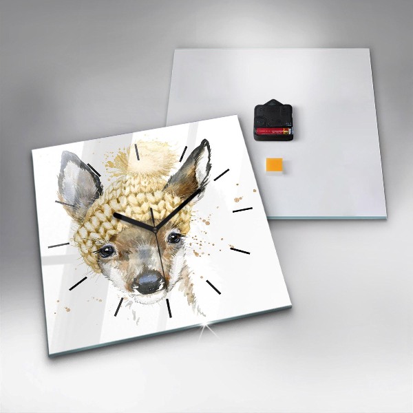 Zegar na ścianę kwadratowy Sarenka