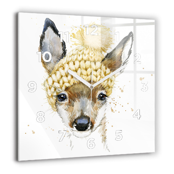 Zegar na ścianę kwadratowy Sarenka