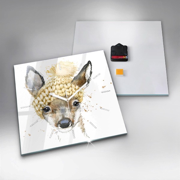 Zegar na ścianę kwadratowy Sarenka