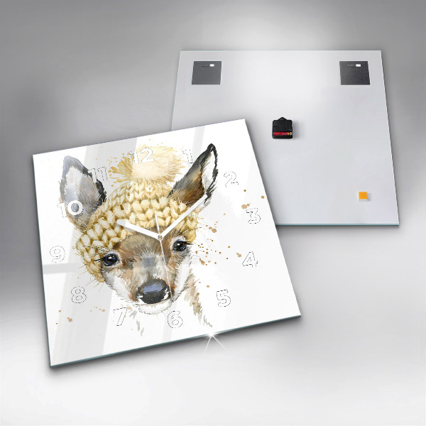 Zegar na ścianę kwadratowy Sarenka