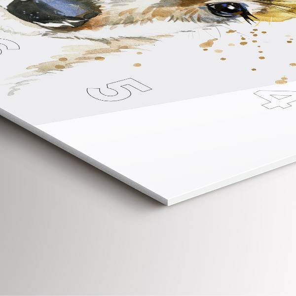 Zegar na ścianę kwadratowy Sarenka