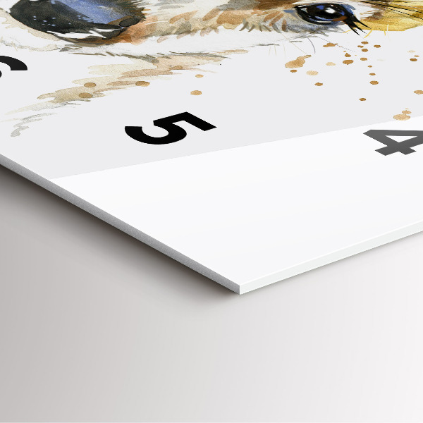 Zegar na ścianę kwadratowy Sarenka