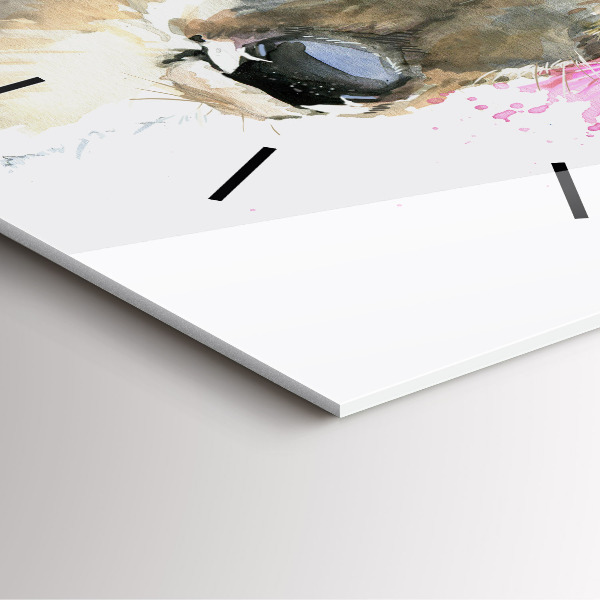 Zegar na ścianę kwadratowy Jeleń leśny