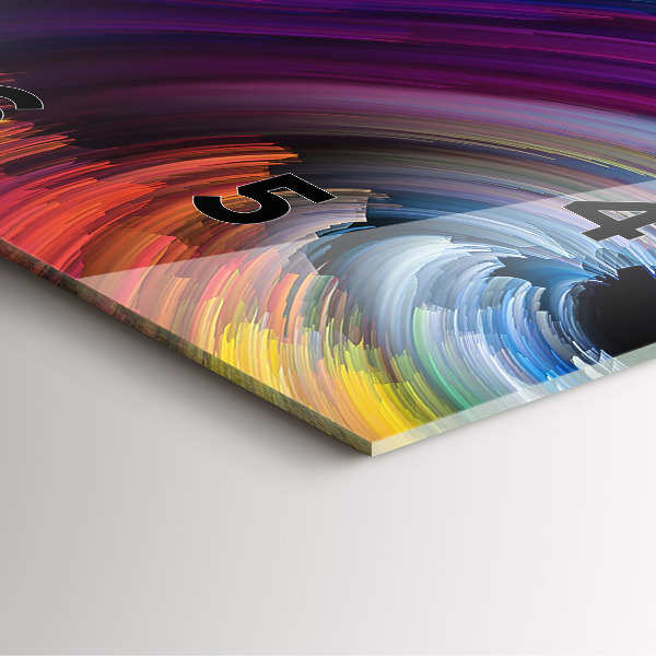 Zegar na ścianę kwadratowy Abstrakcja sale