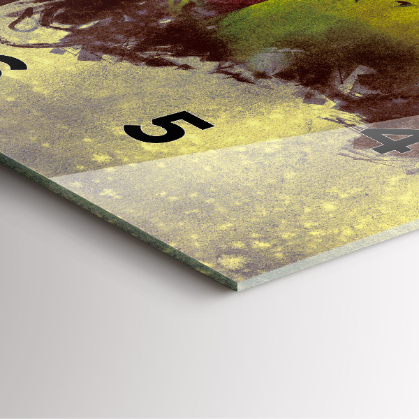 Zegar na ścianę kwadratowy Kobieta w lesie