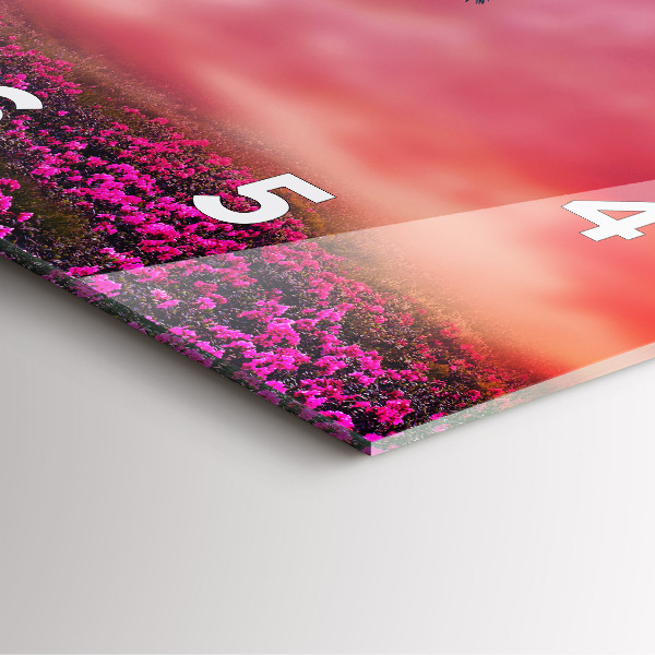 Zegar na ścianę kwadratowy Domek dla ptaków