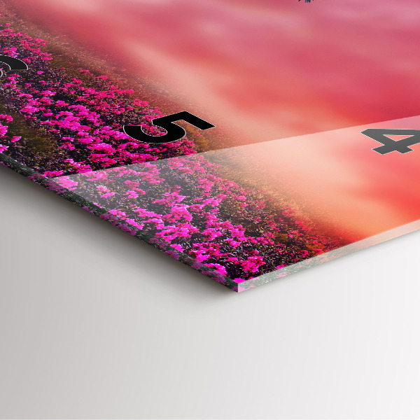 Zegar na ścianę kwadratowy Domek dla ptaków