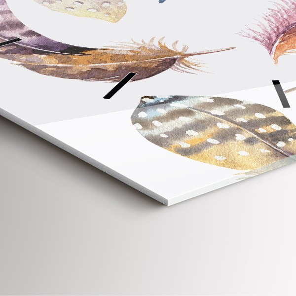 Zegar na ścianę kwadratowy Sztuka retro ilustracja