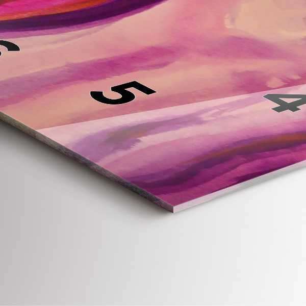 Zegar na ścianę kwadratowy Malarstwo Kobiety