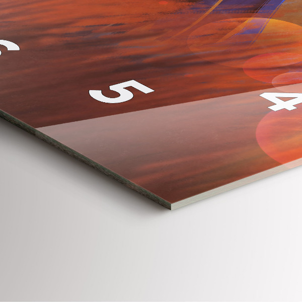 Zegar na ścianę kwadratowy Rycerz z mieczem