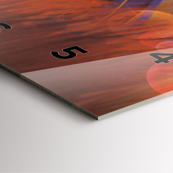 Zegar na ścianę kwadratowy Rycerz z mieczem