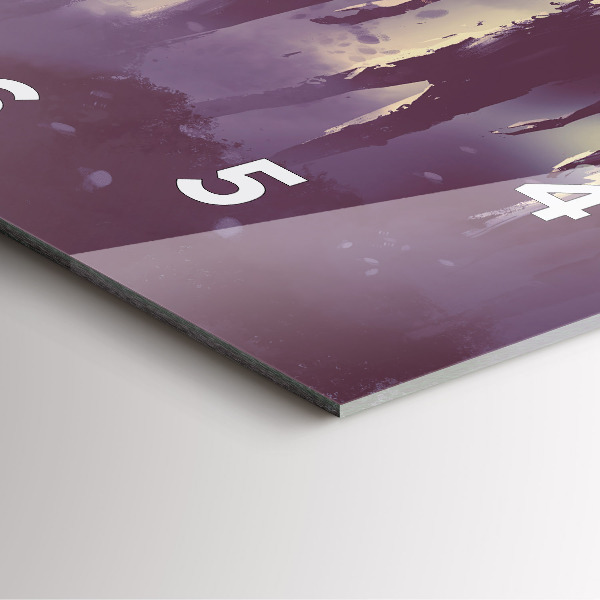 Zegar na ścianę kwadratowy Zombie w nocy – halloween