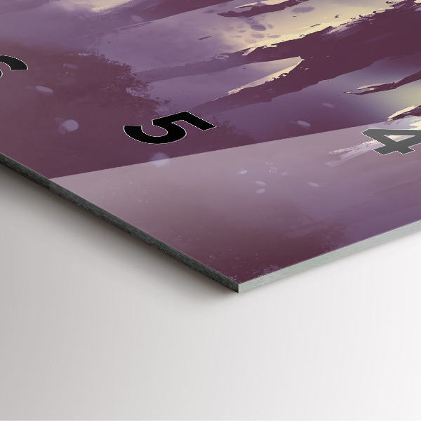 Zegar na ścianę kwadratowy Zombie w nocy – halloween