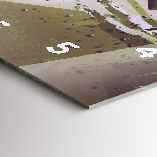 Zegar na ścianę kwadratowy Walka robota i samuraja