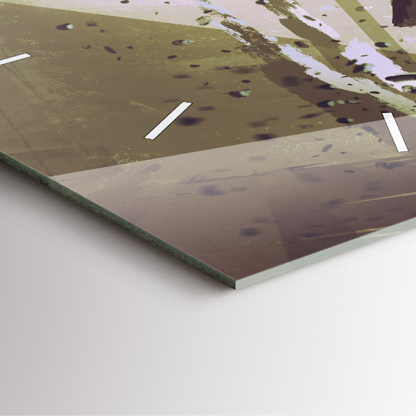 Zegar na ścianę kwadratowy Walka robota i samuraja