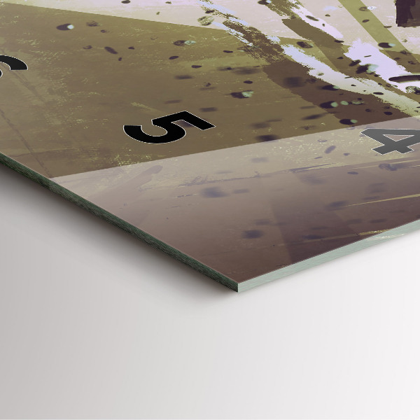 Zegar na ścianę kwadratowy Walka robota i samuraja