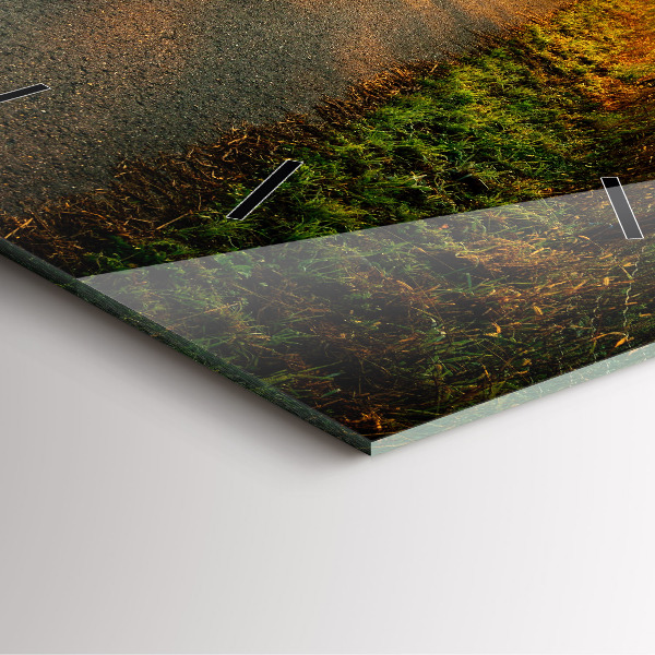 Zegar na ścianę kwadratowy Mgła o wschodzie słońca