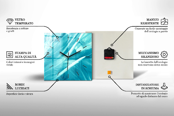 Kwadratowy zegar Kosmos i planety