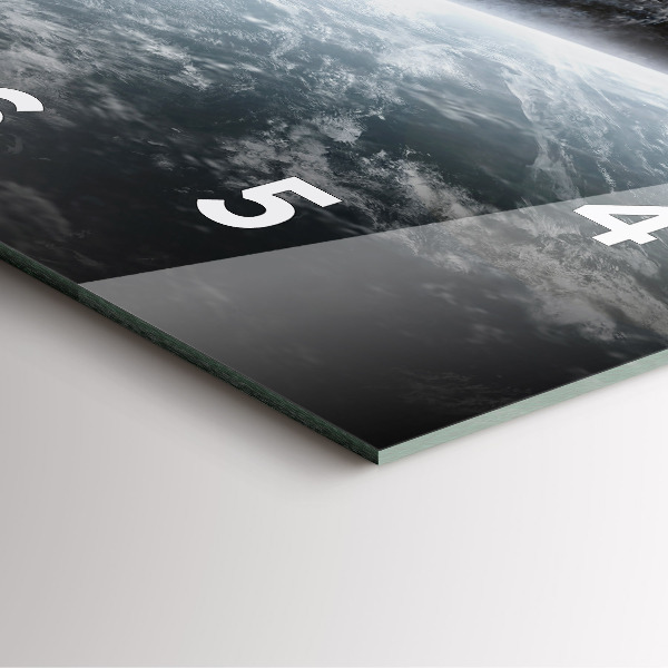 Kwadratowy zegar Kosmos i planety