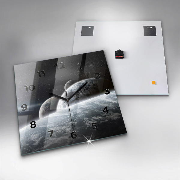 Kwadratowy zegar Kosmos i planety