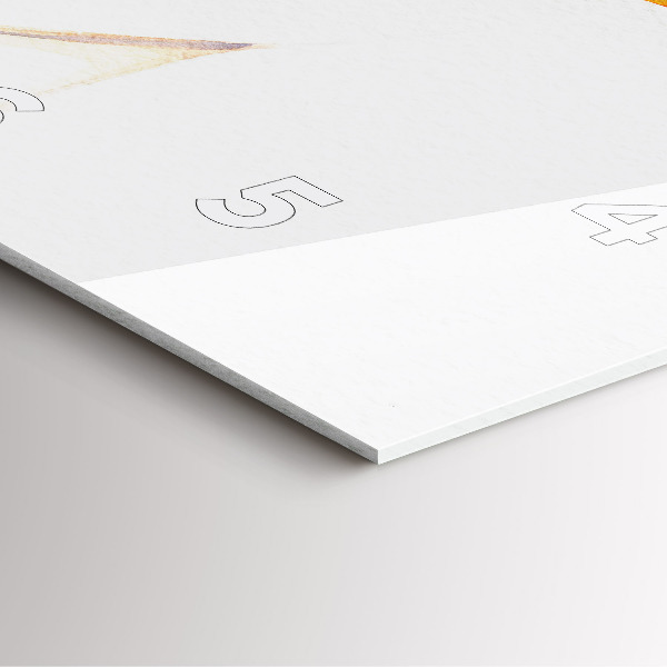 Zegar na ścianę kwadratowy Kobieta w kapeluszu