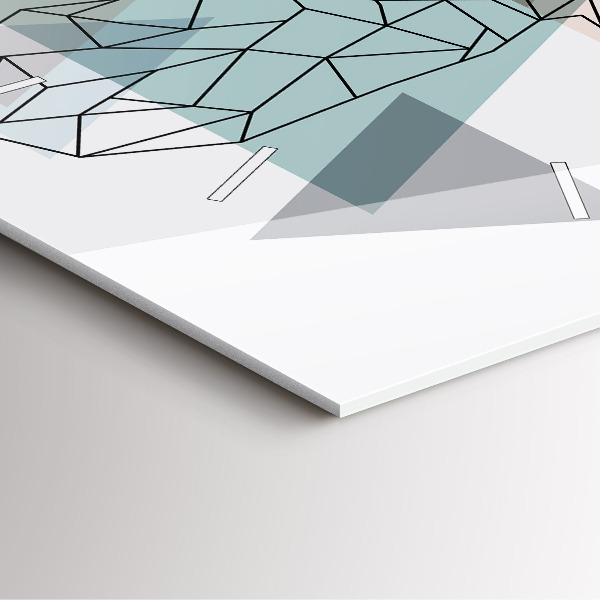 Zegar ścienny kwadratowy Renifer styl skandynawski