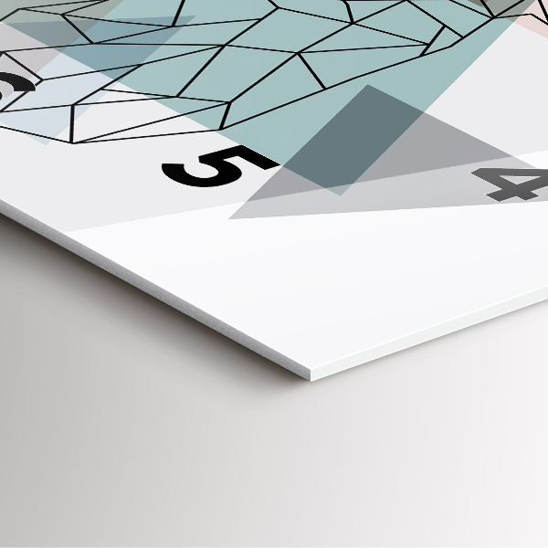 Zegar ścienny kwadratowy Renifer styl skandynawski