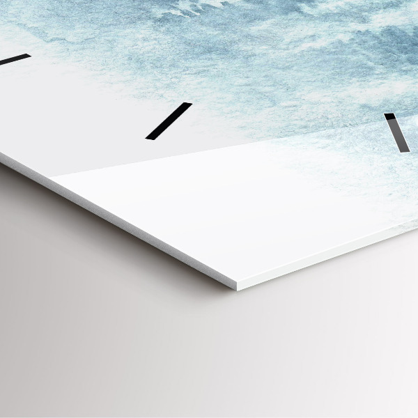 Zegar ścienny kwadratowy Zimowy las