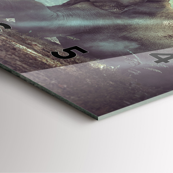 Zegar ścienny kwadratowy Chłopczyk czyta książkę