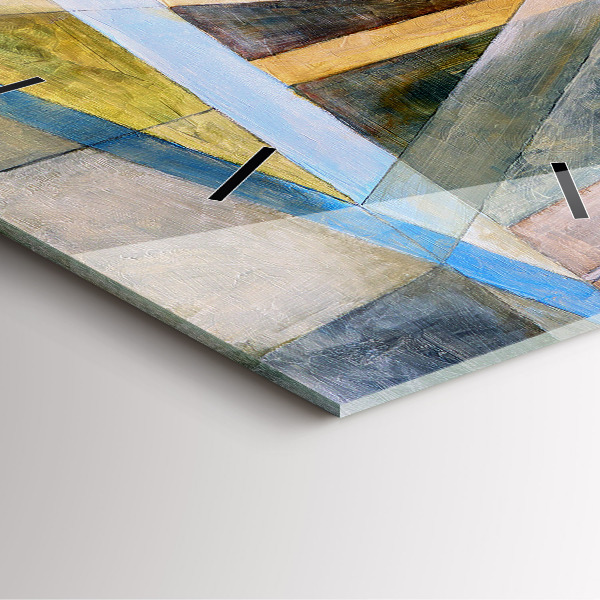 Kwadratowy zegar Impresjonistyczny obraz