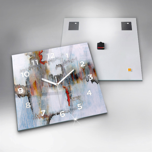 Kwadratowy zegar Abstrakcja