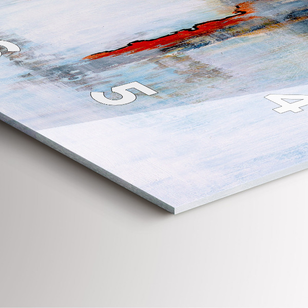 Kwadratowy zegar Abstrakcja