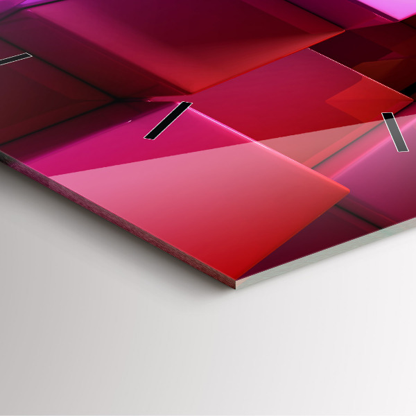 Kwadratowy zegar Kolorowe kostki