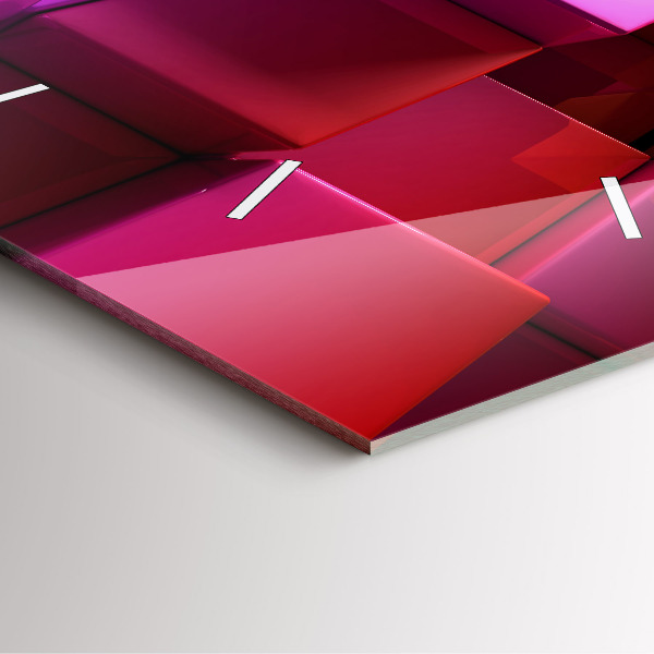 Kwadratowy zegar Kolorowe kostki