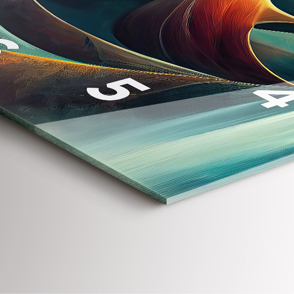 Zegar ścienny kwadratowy Płynący wodospad