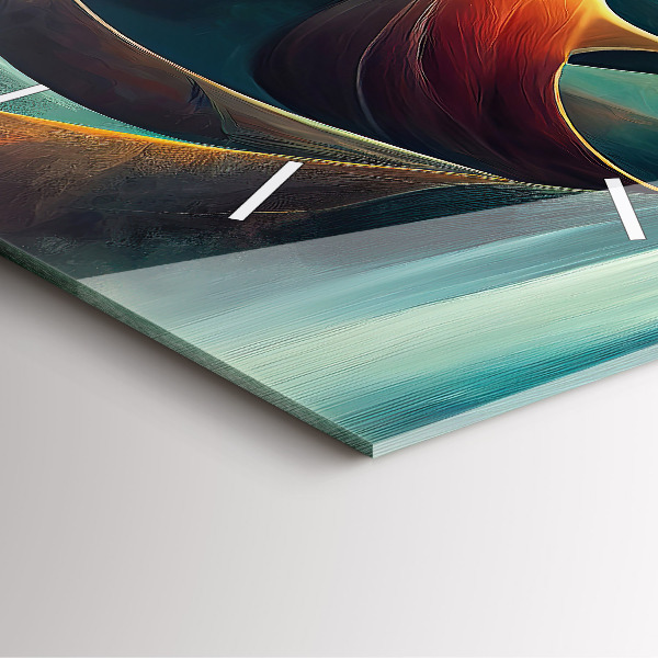 Zegar ścienny kwadratowy Płynący wodospad