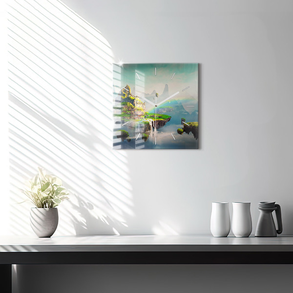 Kwadratowy zegar Chińskie fantasy