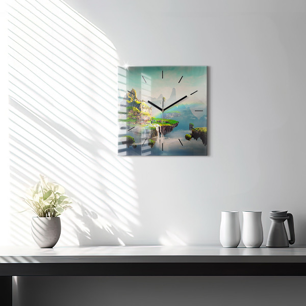 Kwadratowy zegar Chińskie fantasy