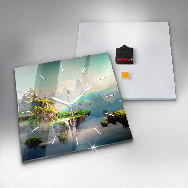 Kwadratowy zegar Chińskie fantasy