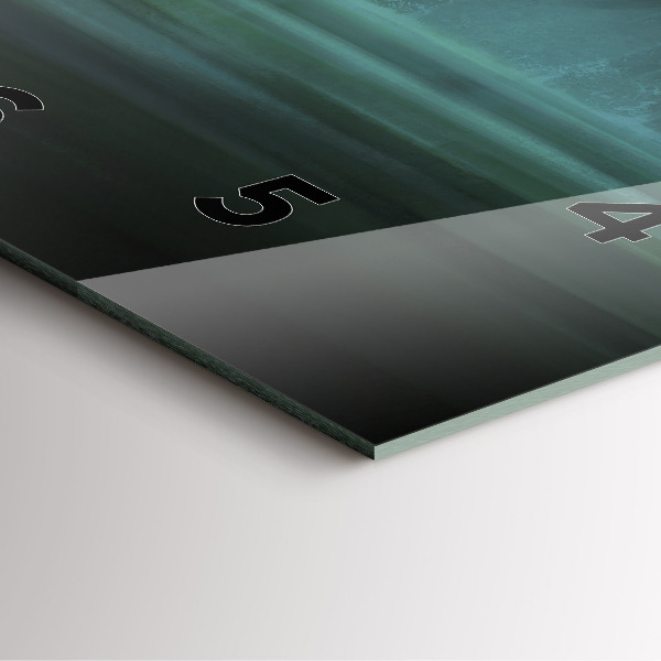 Zegar na ścianę kwadratowy Człowiek i potwór na bagnach