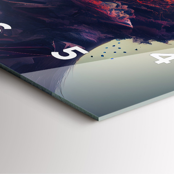 Zegar na ścianę kwadratowy Abstrakcja kobieta