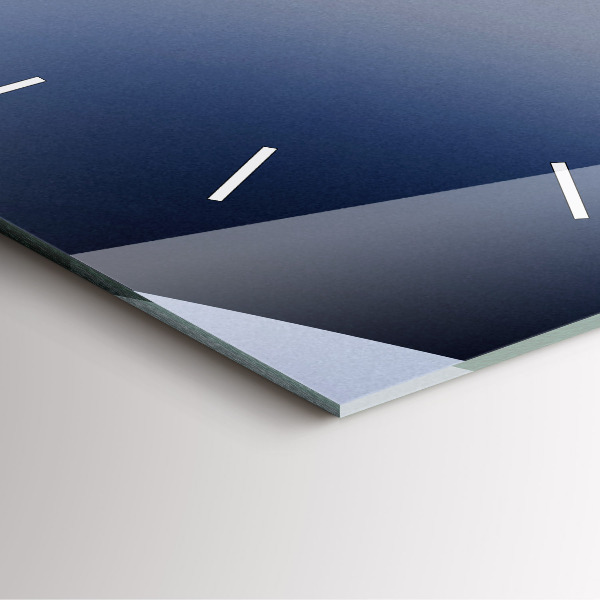 Kwadratowy zegar Abstrakcja słońce