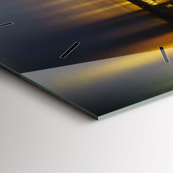 Zegar ścienny kwadratowy Pałac Winchester Londyn