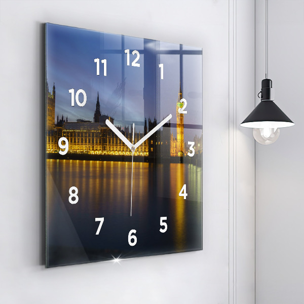 Zegar ścienny kwadratowy Pałac Winchester Londyn