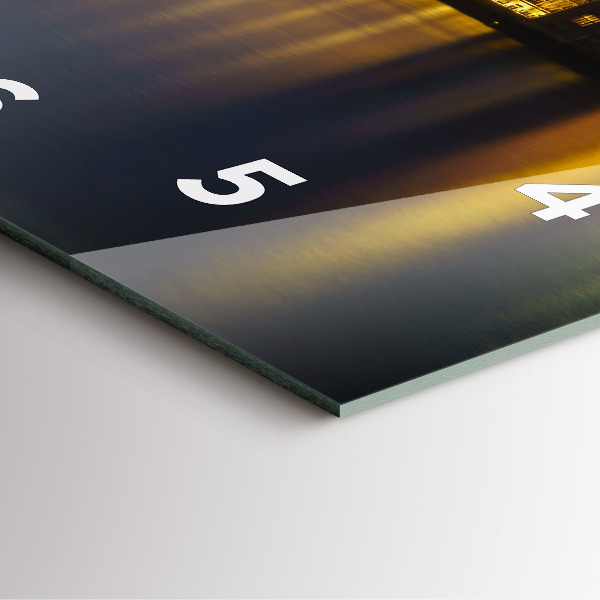 Zegar ścienny kwadratowy Pałac Winchester Londyn