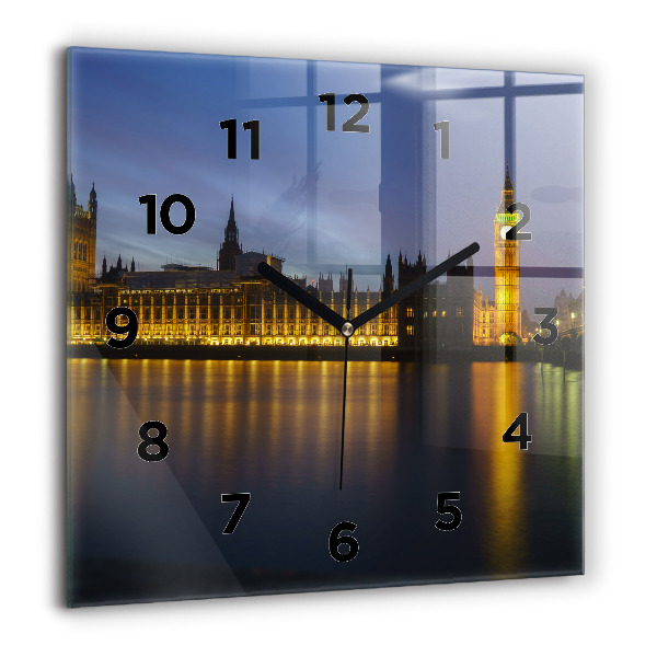 Zegar ścienny kwadratowy Pałac Winchester Londyn